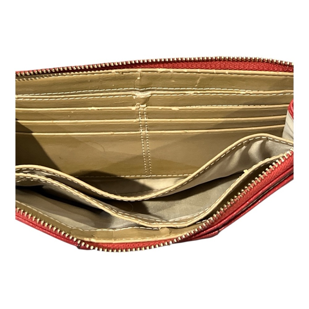 Vintage Coach Red “ Saucy” Leather Wristlet. - Picture 5 of 5